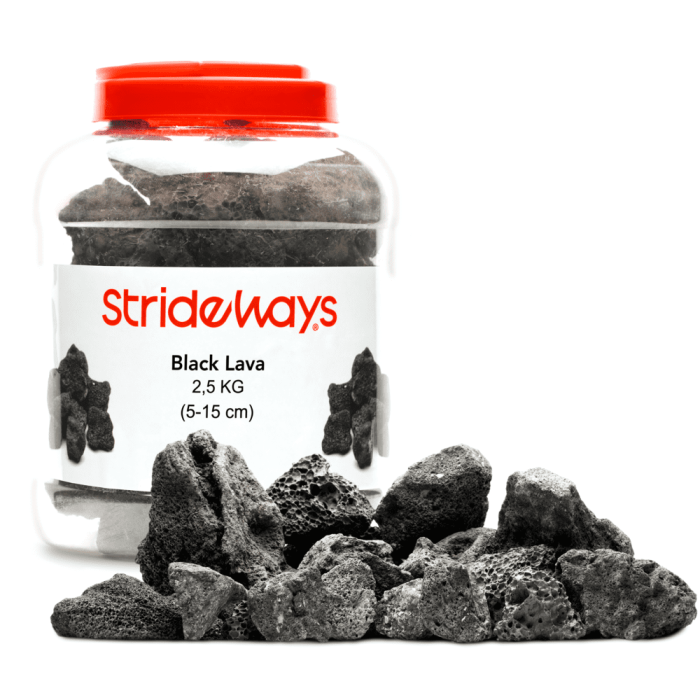 Strideways Black Lava Stone 2,5kg Bottle